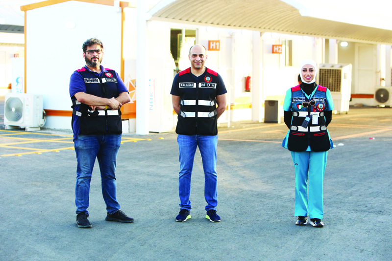 Up to 6,000 people vaccinated daily at Jaber Causeway center