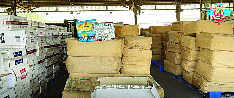 Kuwait customs seizes over 2 million chewing tobacco bags