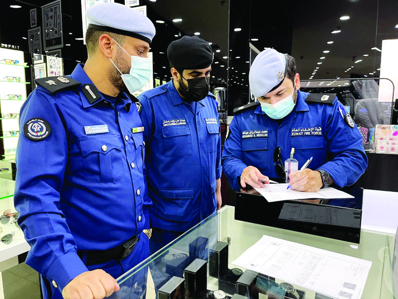 Kuwait Fire Force inspects safety measures