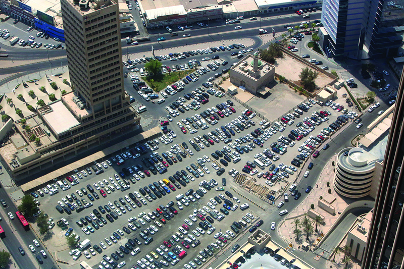 Finding parking in Kuwait City not a walk in the park!
