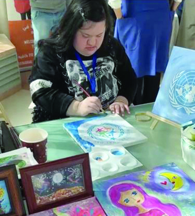 Anfal Bo Hamad participates in several art competitions