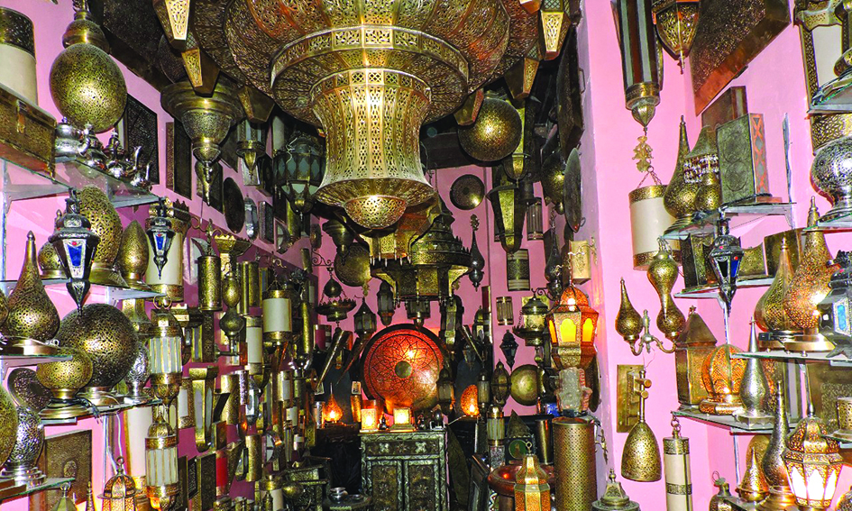 Saffarine Market, historical  landmark in Morocco's old city