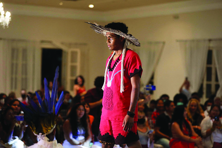 Brazil's first indigenous  fashion show 'a form of resistance'