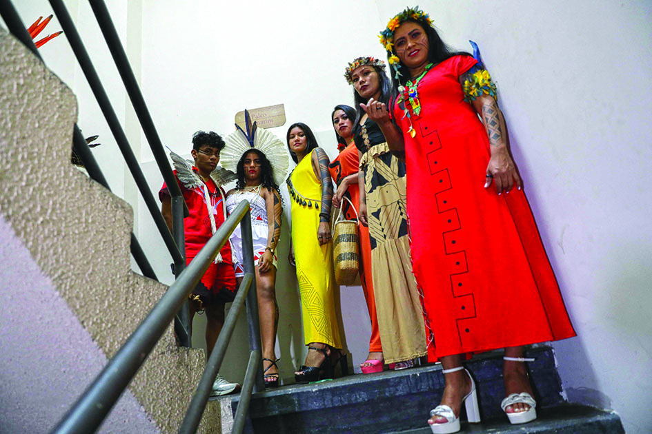 Brazil's first indigenous  fashion show 'a form of resistance'