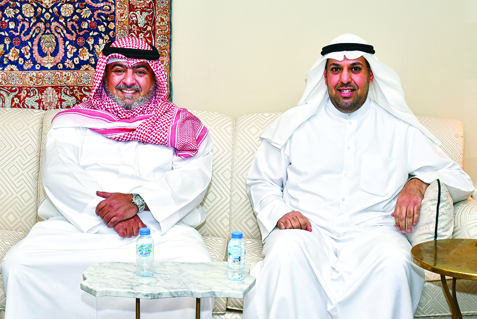 Sheikh Thamer Ali Sabah Al-Salem and Abdulaziz Al-Anjeri 
