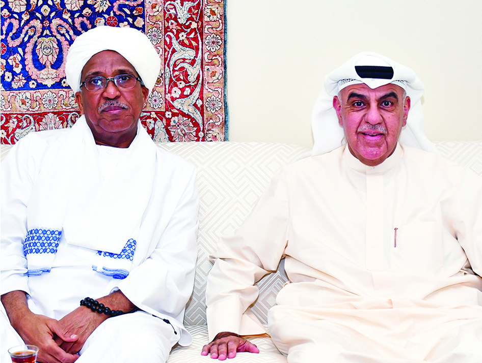 Sudanese Ambassador and Sheikh Jaber Faisal Al-Saud<br>