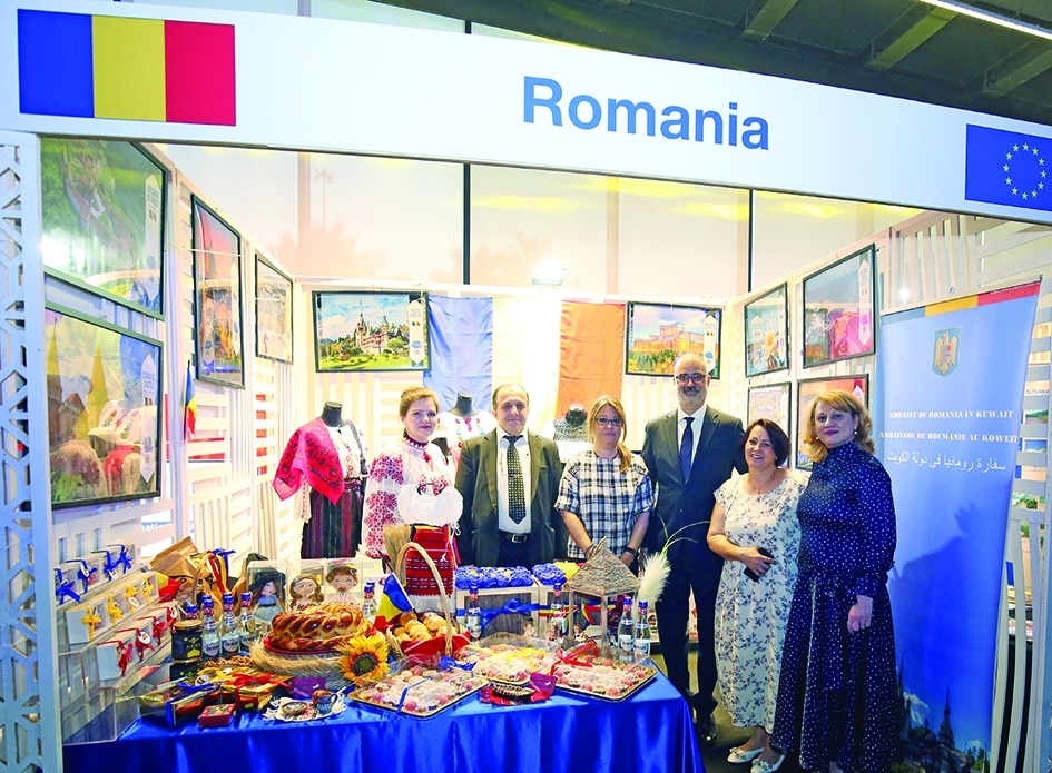 Romania’s booth.<br>