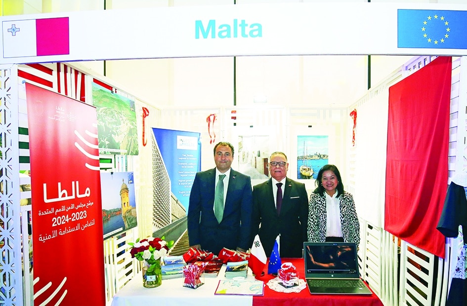 Malta’s booth.<br>