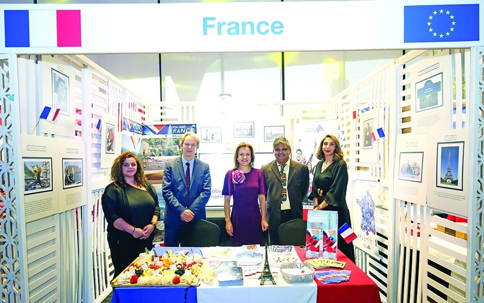 France's booth.<br>