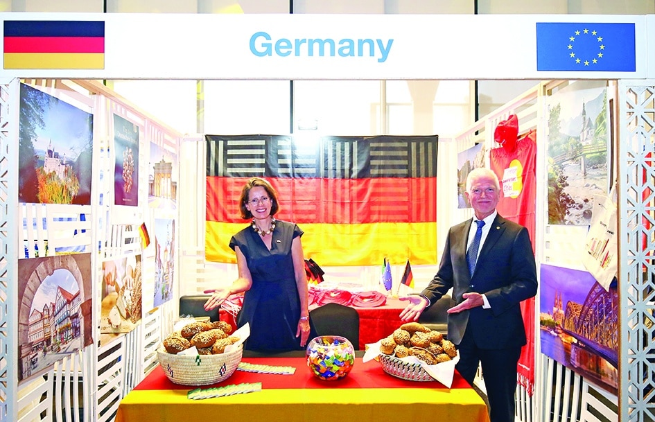Germany's booth.<br>