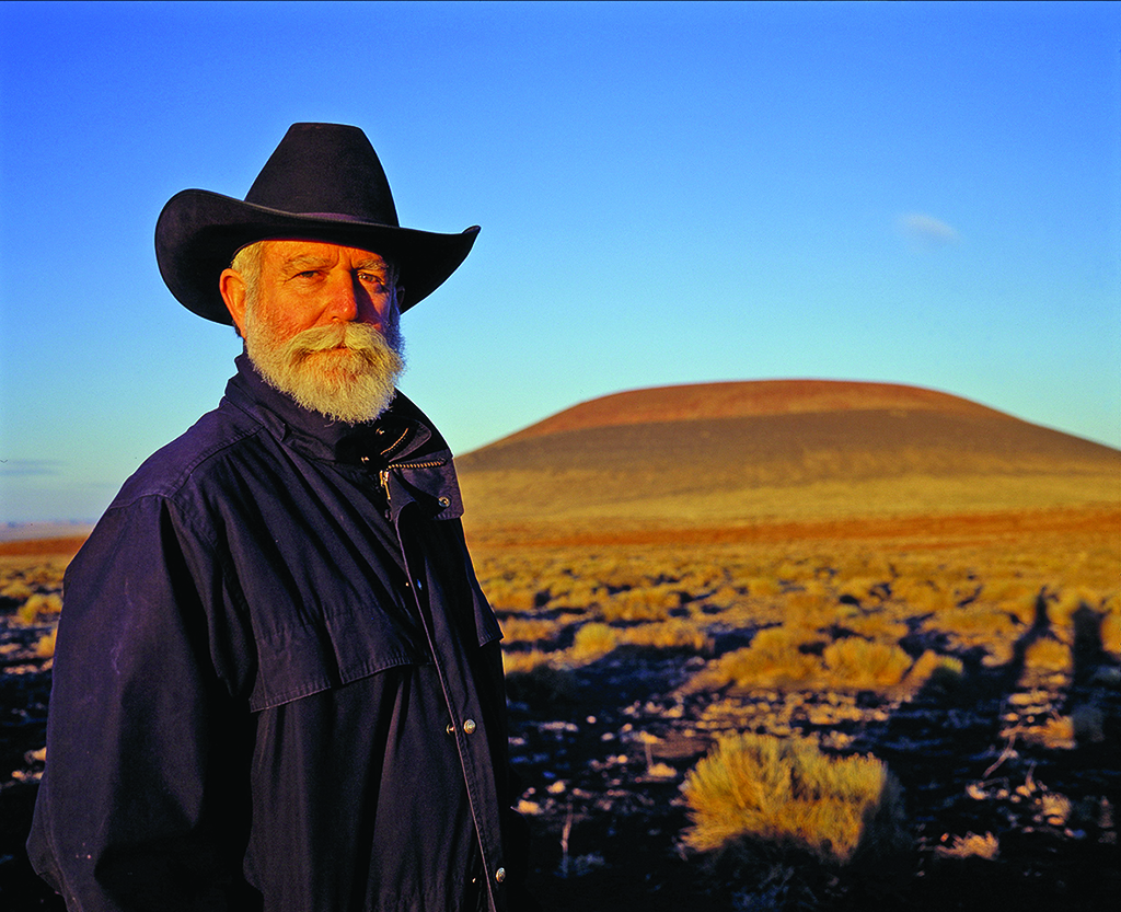 This handout picture shows an undated portrait of US artist James Turrell.