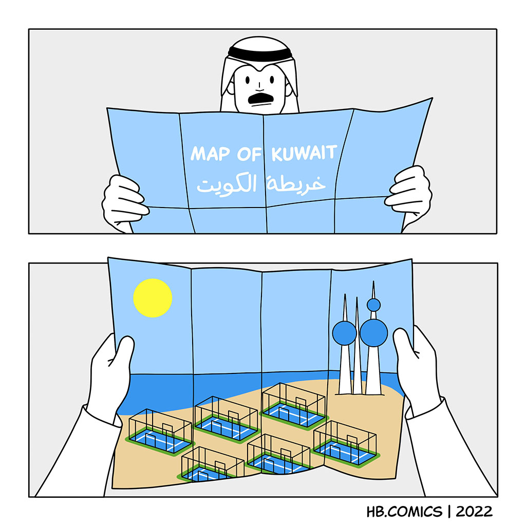Kuwaiti artist addresses social, other topics through webcomics