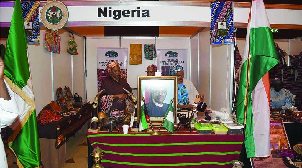 Nigeria's booth.