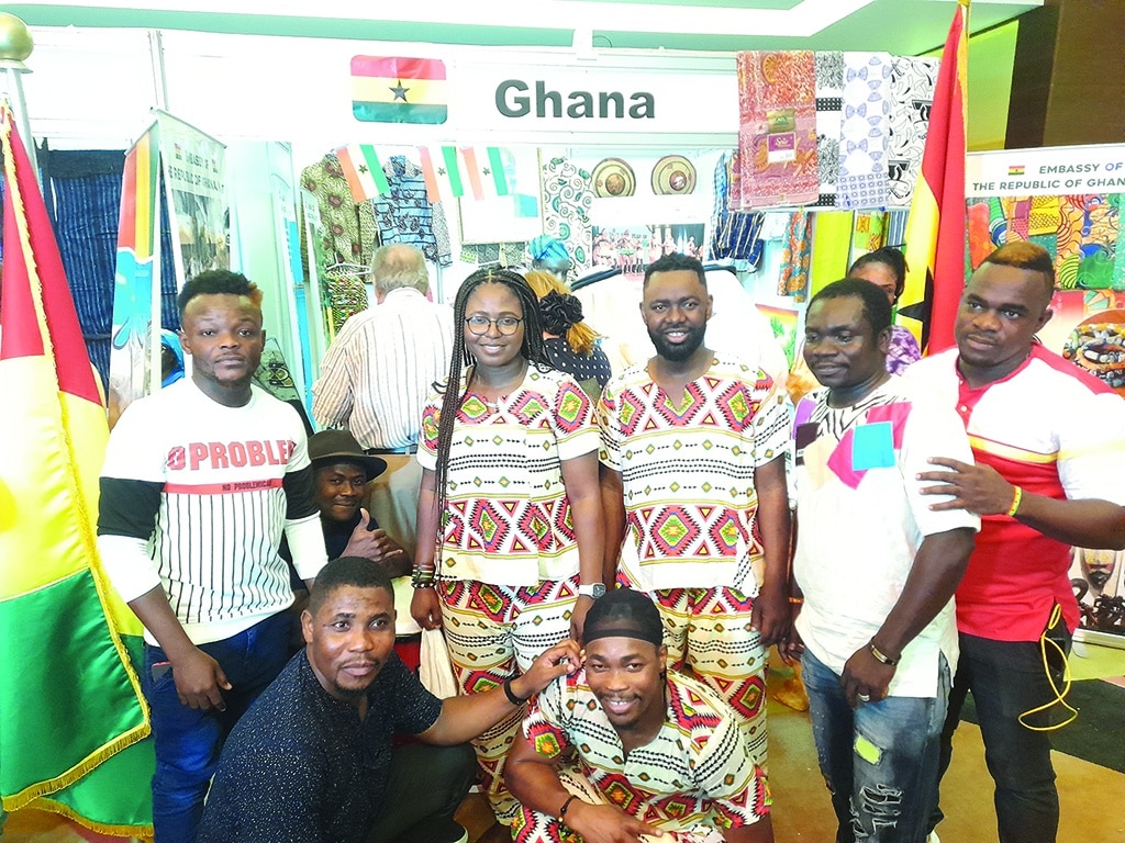 Ghana's booth.