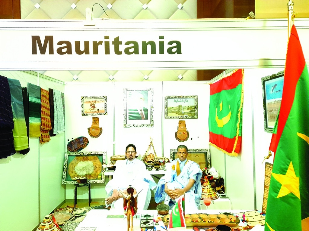 Mauritania's booth.