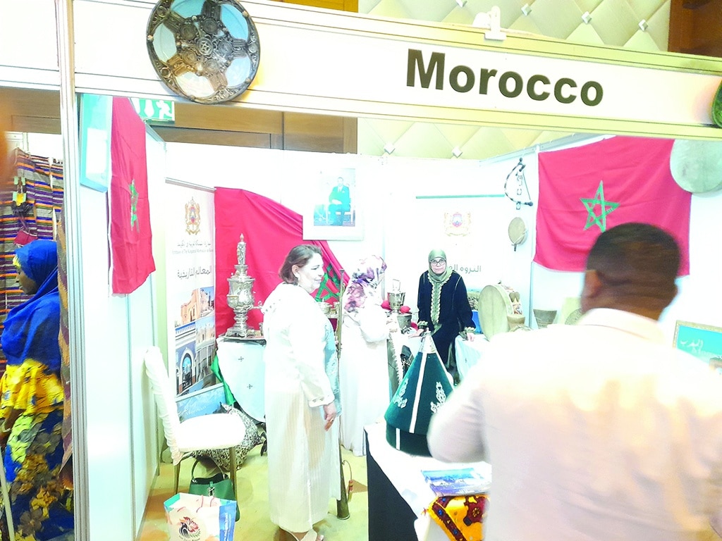 Morocco's booth.
