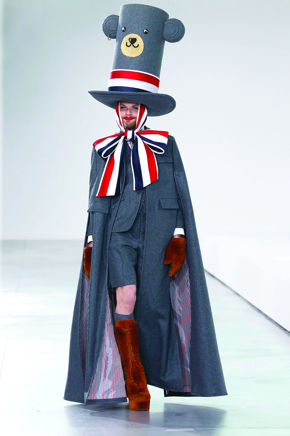 Thom Browne brings the drama to classic tailoring for Fall 2022