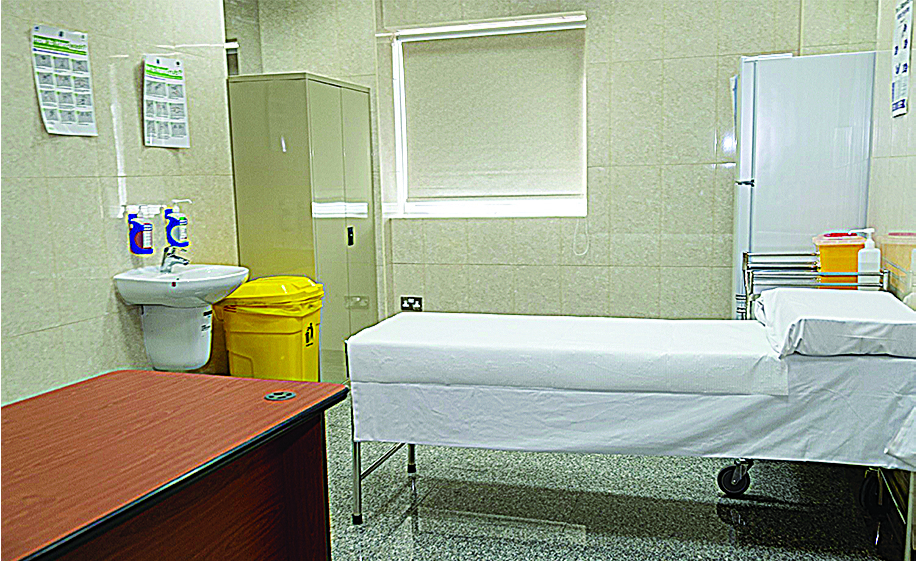 KUWAIT: The facilities at Abu Futaira clinic.
