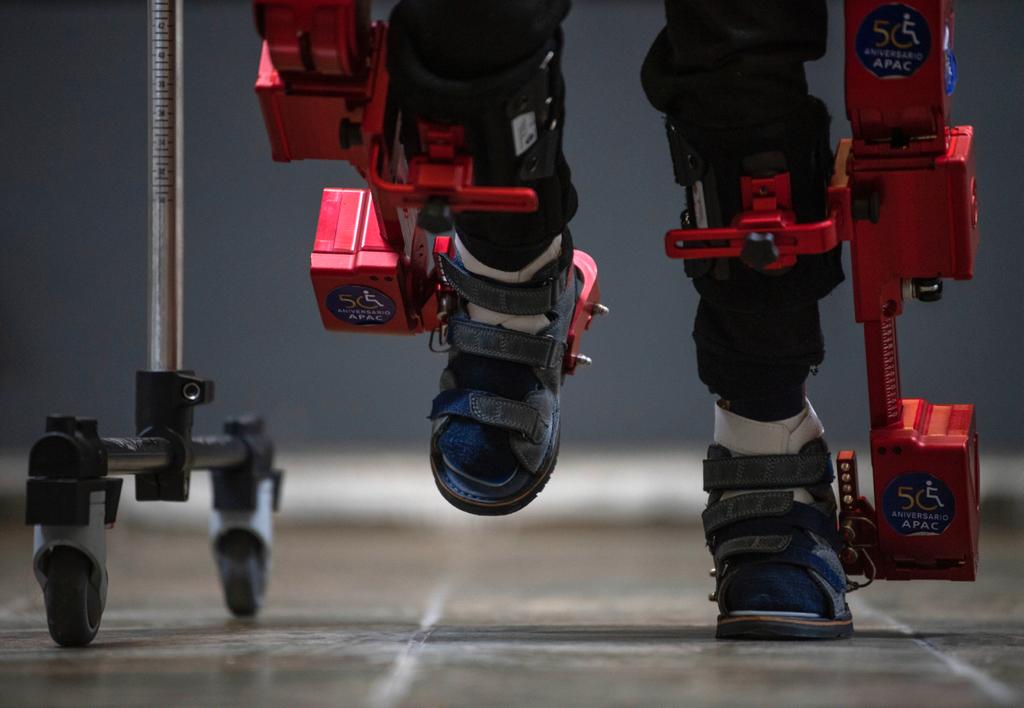 Robotic suit gives paralyzed children gift of walking