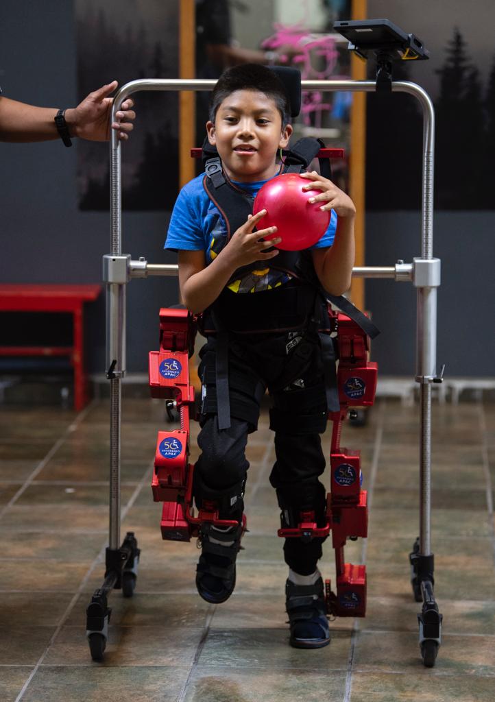 Robotic suit gives paralyzed children gift of walking