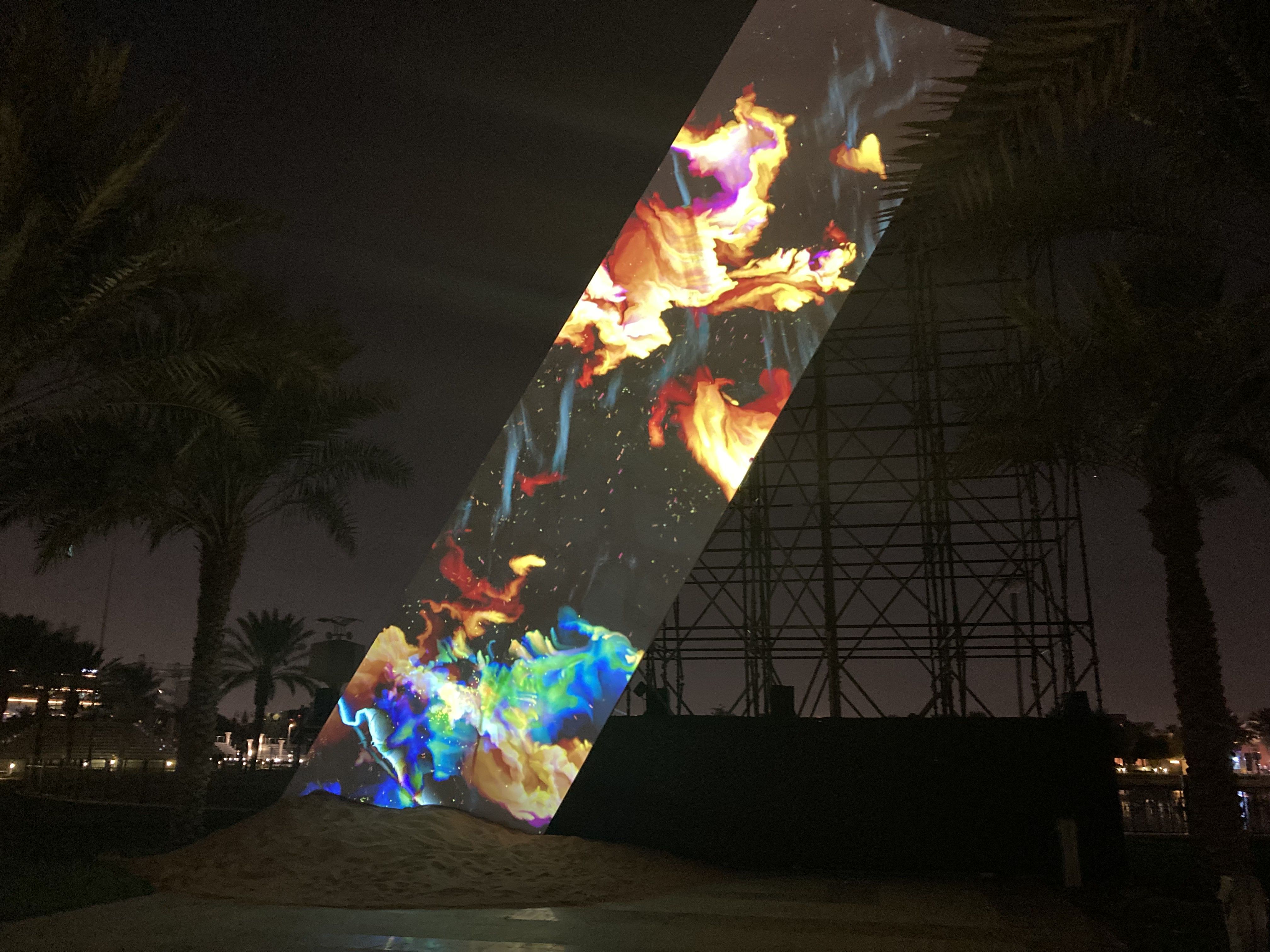 Saudi light festival tries to sell public on arts push