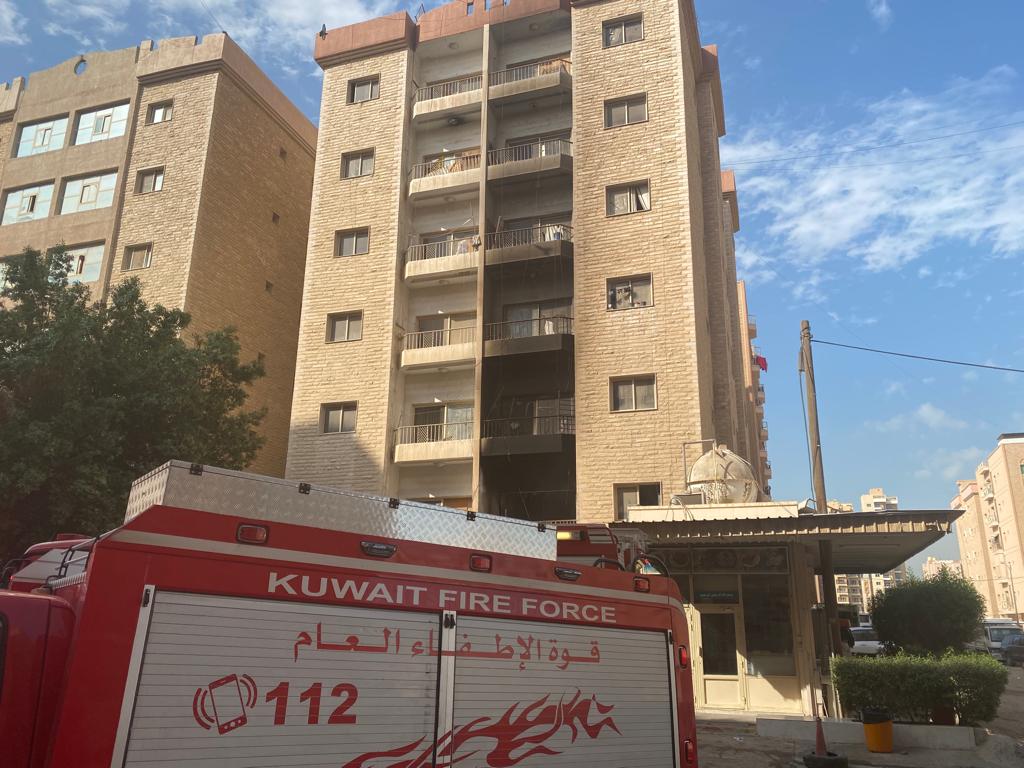 Fire Force evacuates Mahboula building