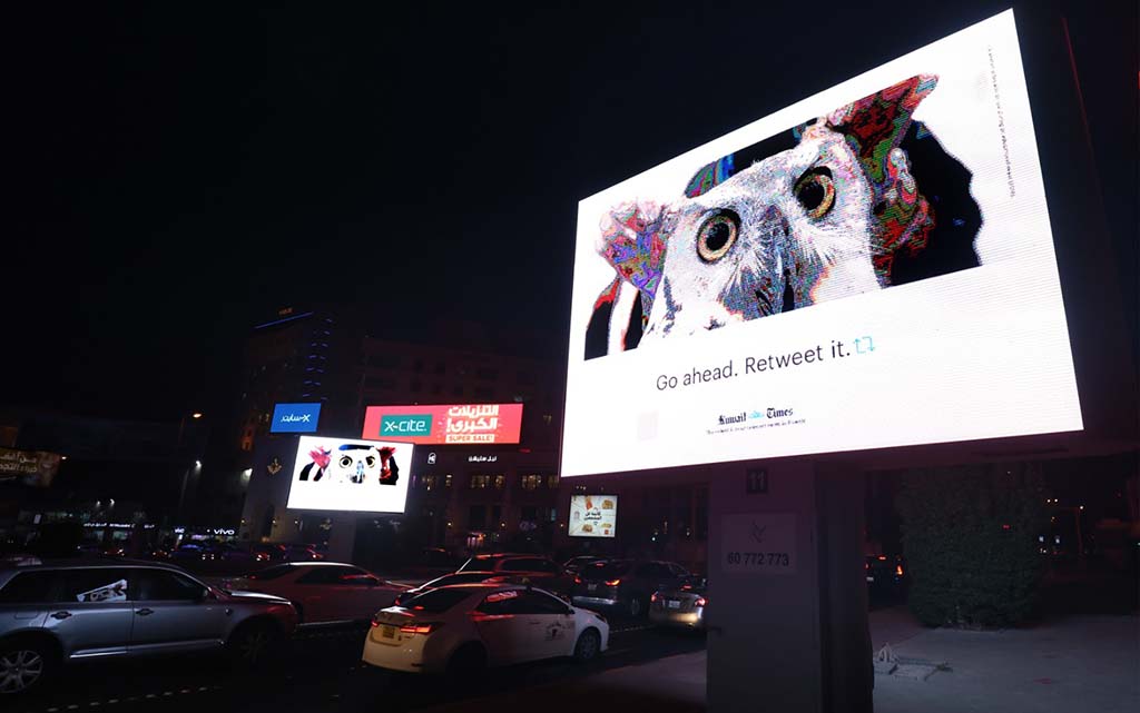 Kuwait Times campaign lights up media, streets