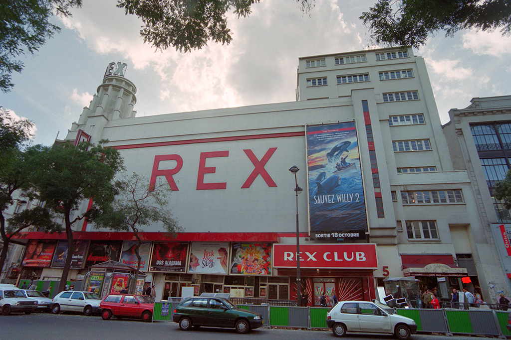 Picture taken on October 5, 1995 of the cinema Le Grand Rex, in Paris.