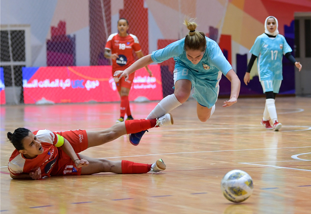 Tadhamon Women Futsal team end Fatat winning run