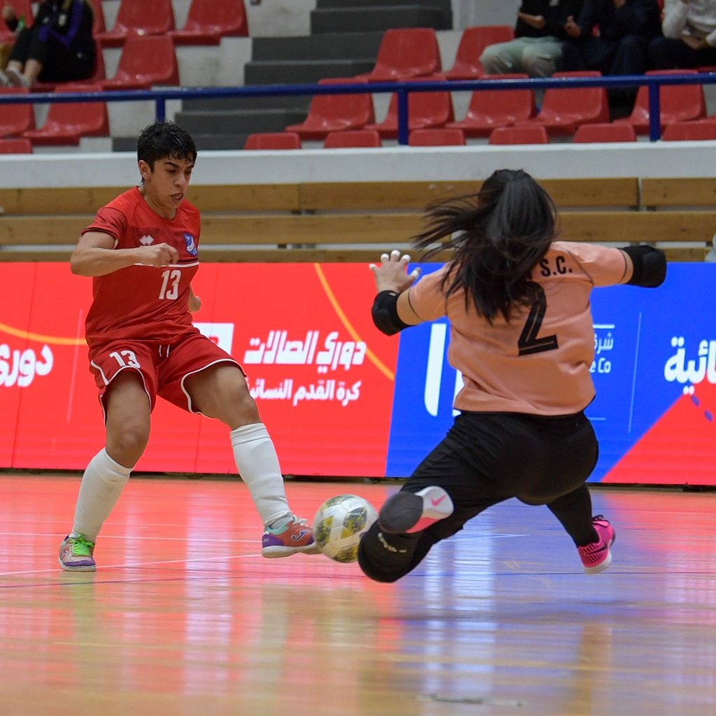 Tadhamon Women Futsal continue their outstanding run
