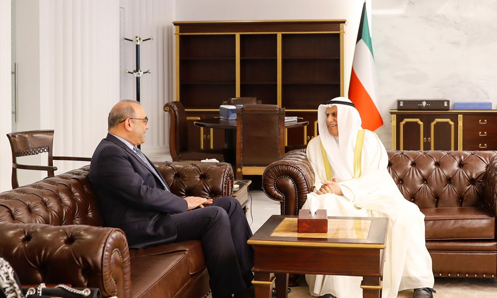 Parliament Speaker receives ambassadors to Kuwait