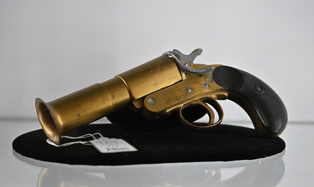LOS ANGELES: A stunt flare pistol used by 