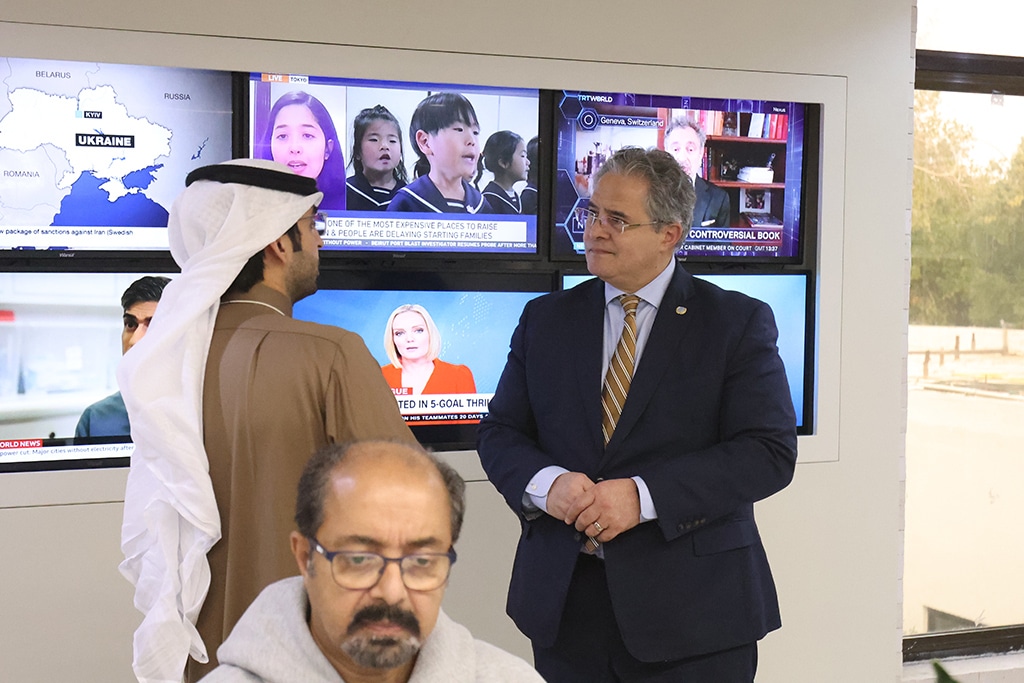 UN Resident Coordinator visits Kuwait Times and Kuwait News