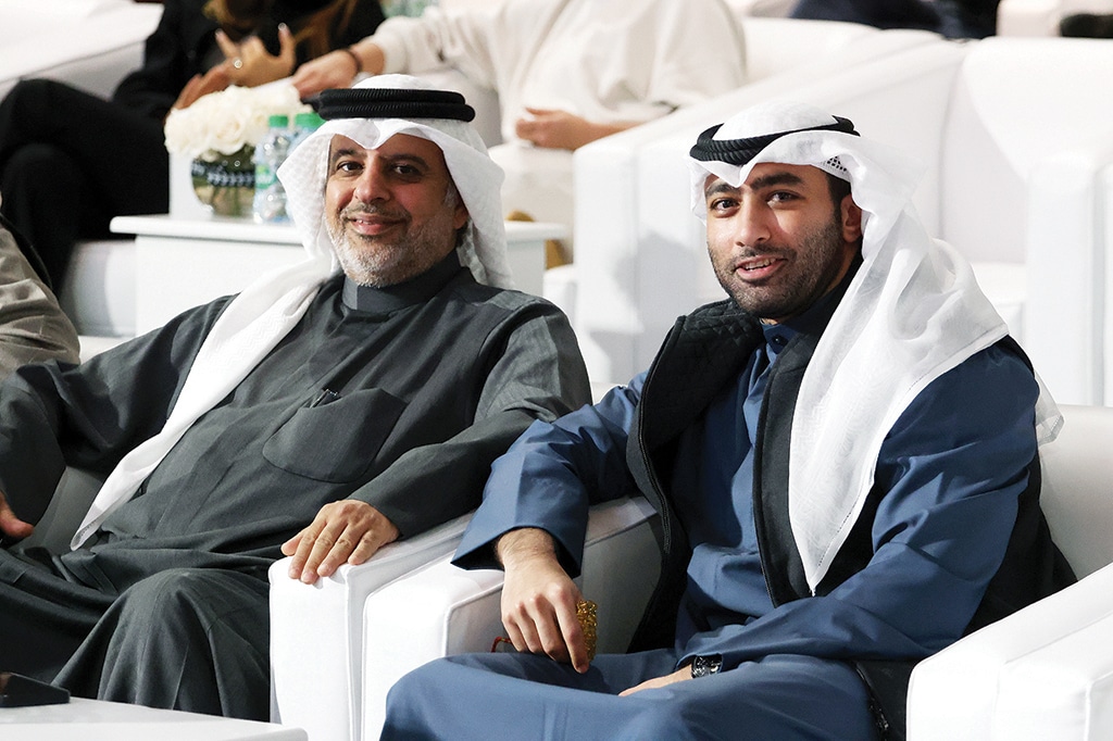 Madi Al-Khamis with Hamad Al-Mosawi