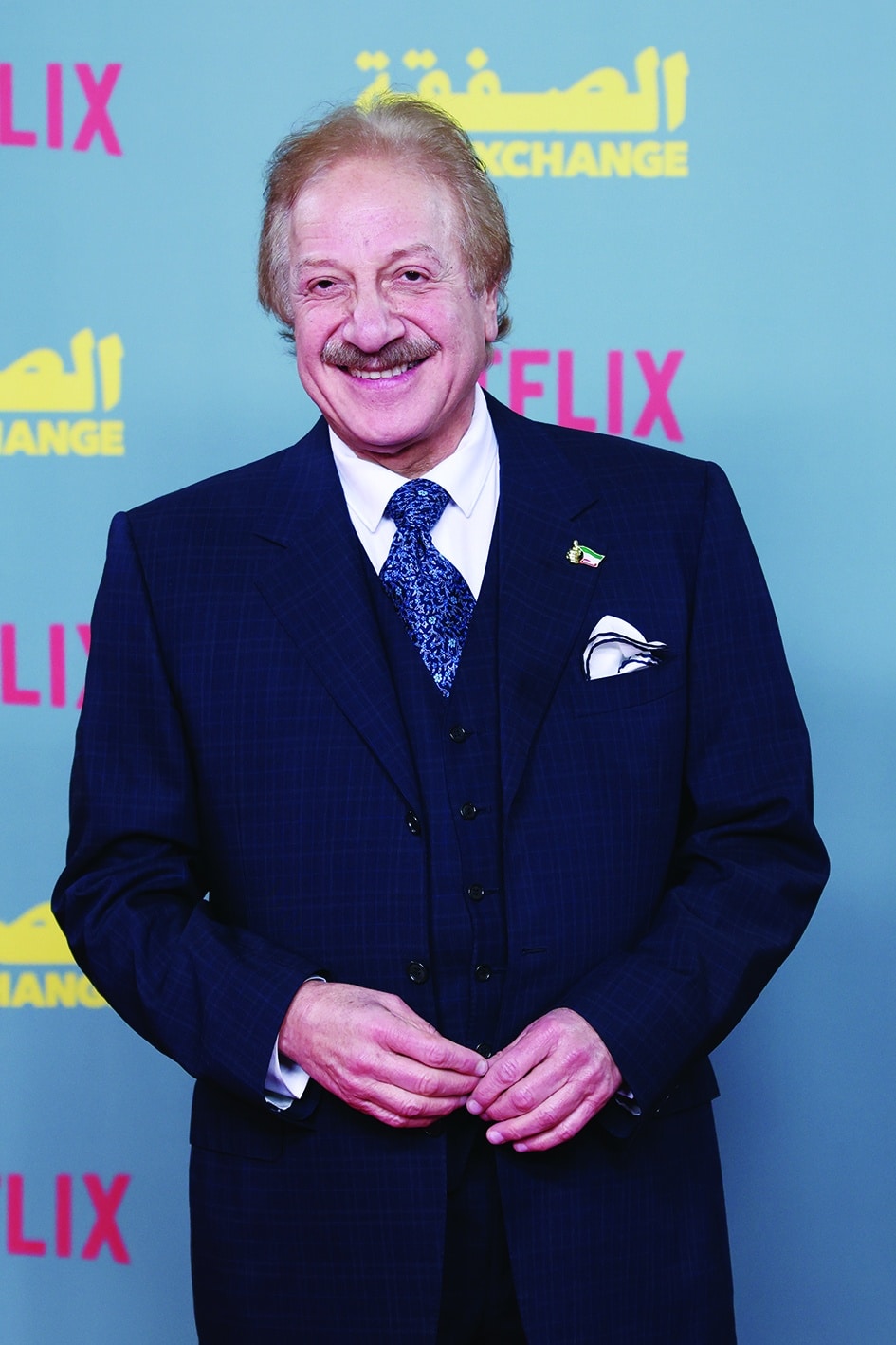 Veteran Kuwaiti TV and movie star Mohammad Al-Mansour.