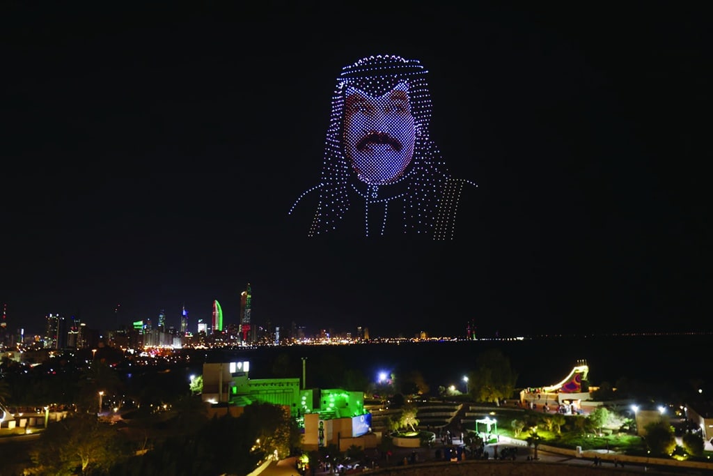 Glory and pride: Zain lights up Kuwait skies