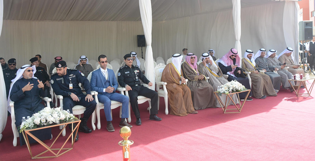 Dignitaries attend the celebration at Jahra governorate.