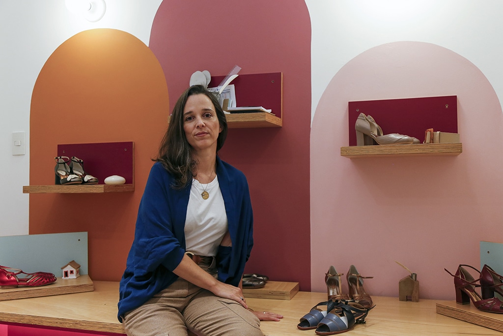 Brazilian shoe designer Juliana Macedo -who designed the shoes used used by Rosangela 