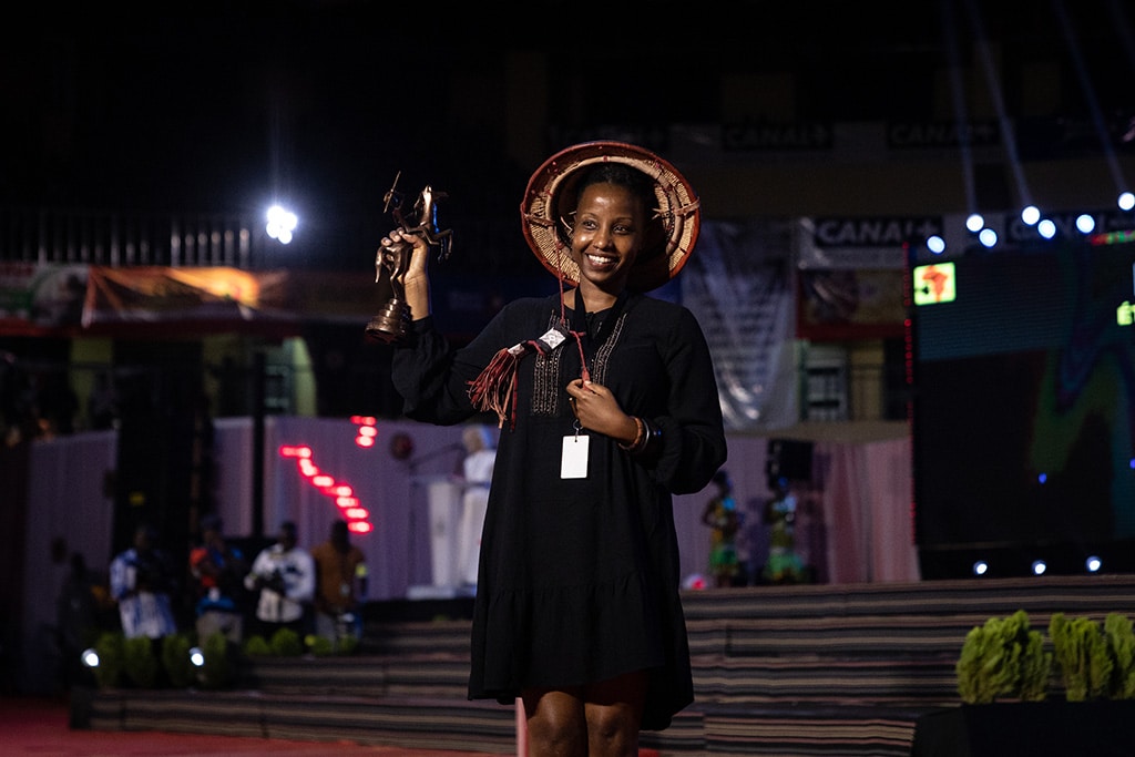Kenyan director Angela Wamai, won the Etalon de Bronze for her film 