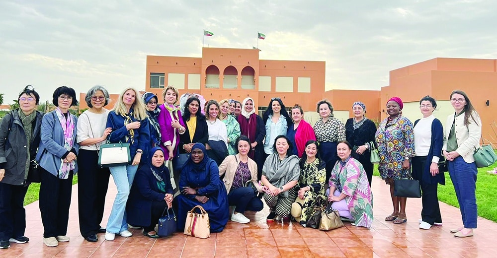 Sheikha Basema  hosts female envoys,  ambassadors’ wives