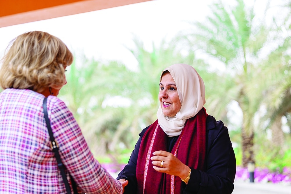 Sheikha Basema  hosts female envoys,  ambassadors’ wives