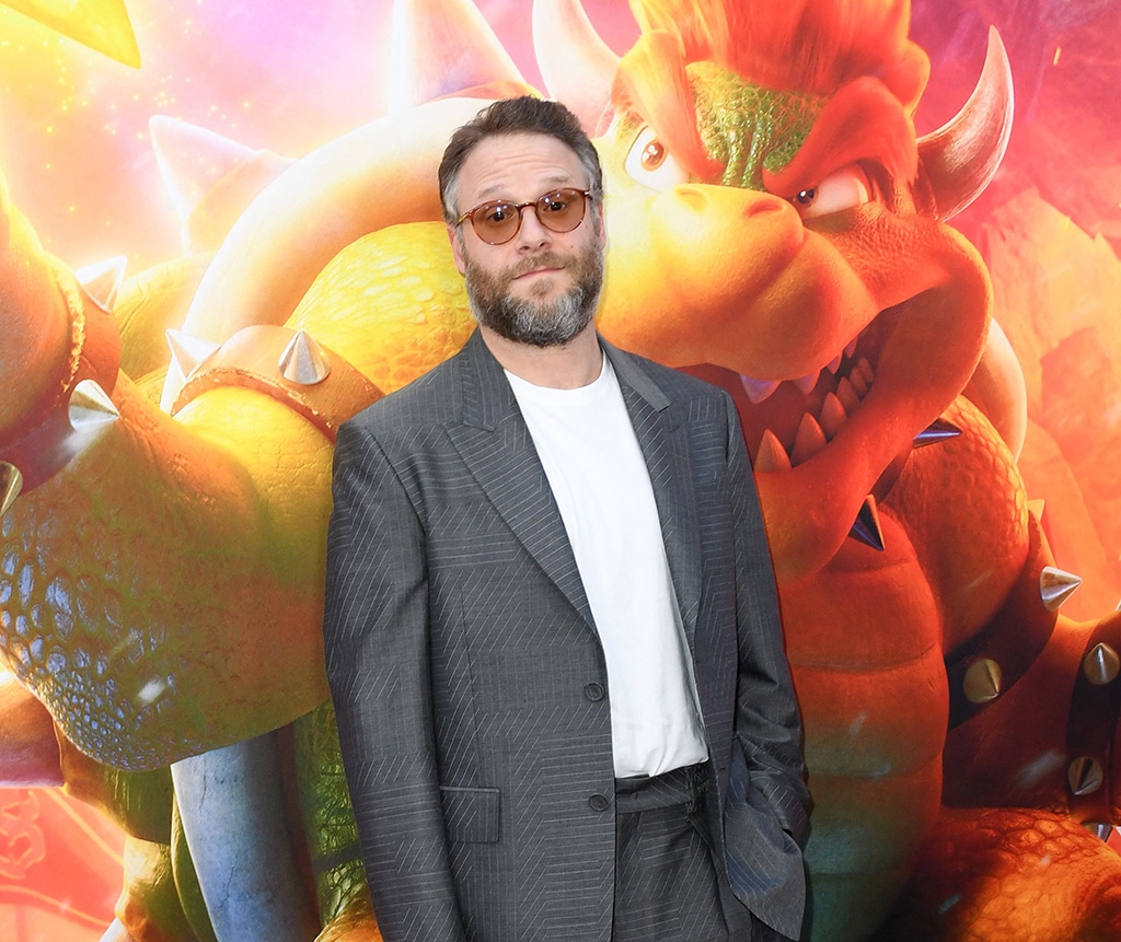 Canadian-US actor Seth Rogen attends Universal’s “The Super Mario Bros. Movie” special screening.