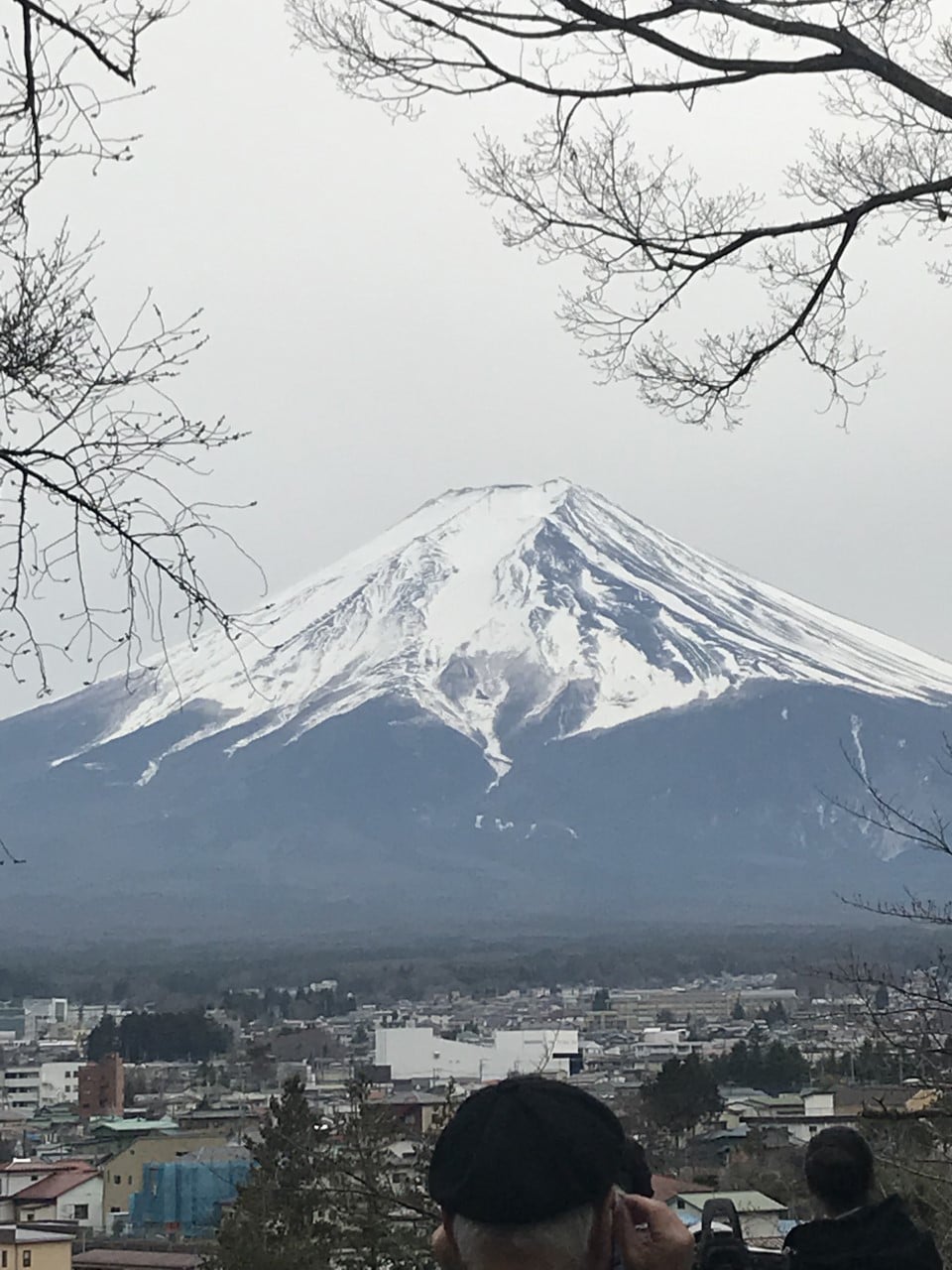 The ever-present Mount Fuji seen from a nearby town. —  KUNA photos