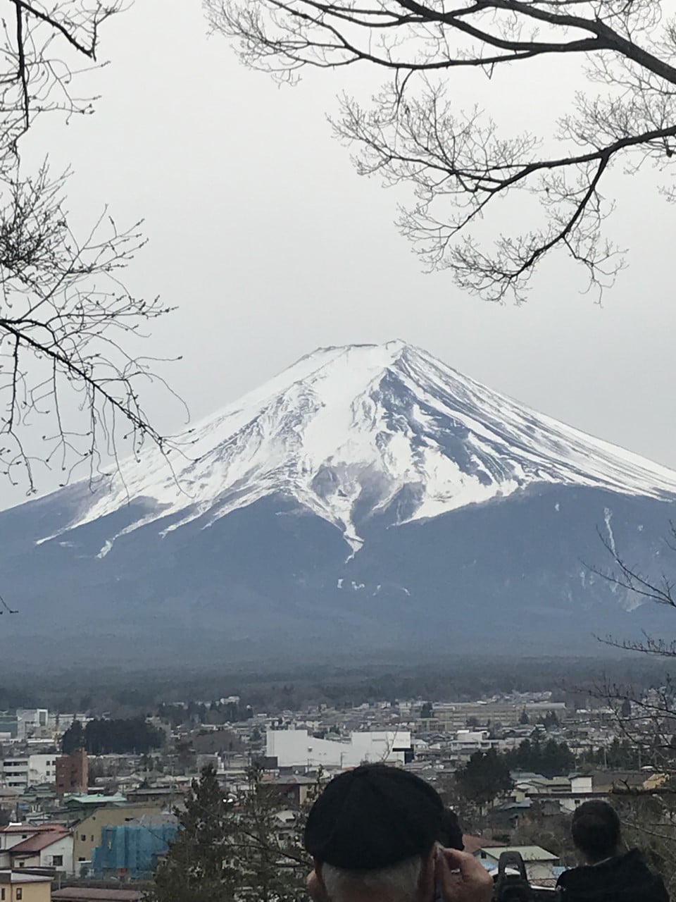 The ever-present Mount Fuji seen from a nearby town. — KUNA photos