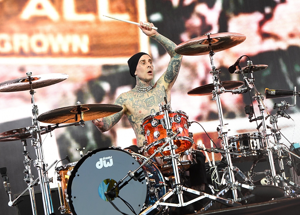 Drummer Travis Barker from Blink-182