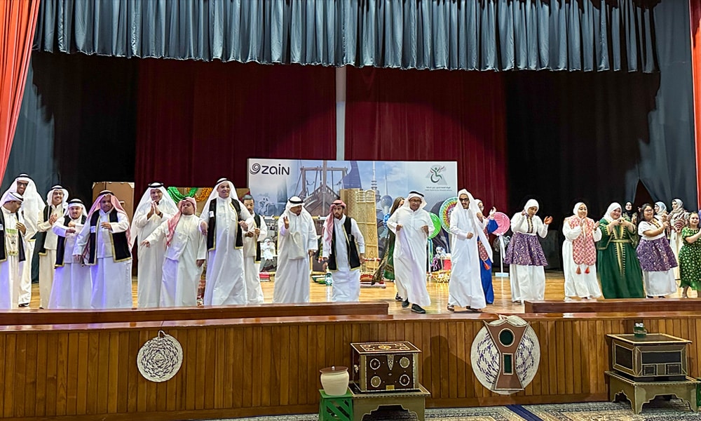Event featured theatric and traditional segments performed by care center residents.