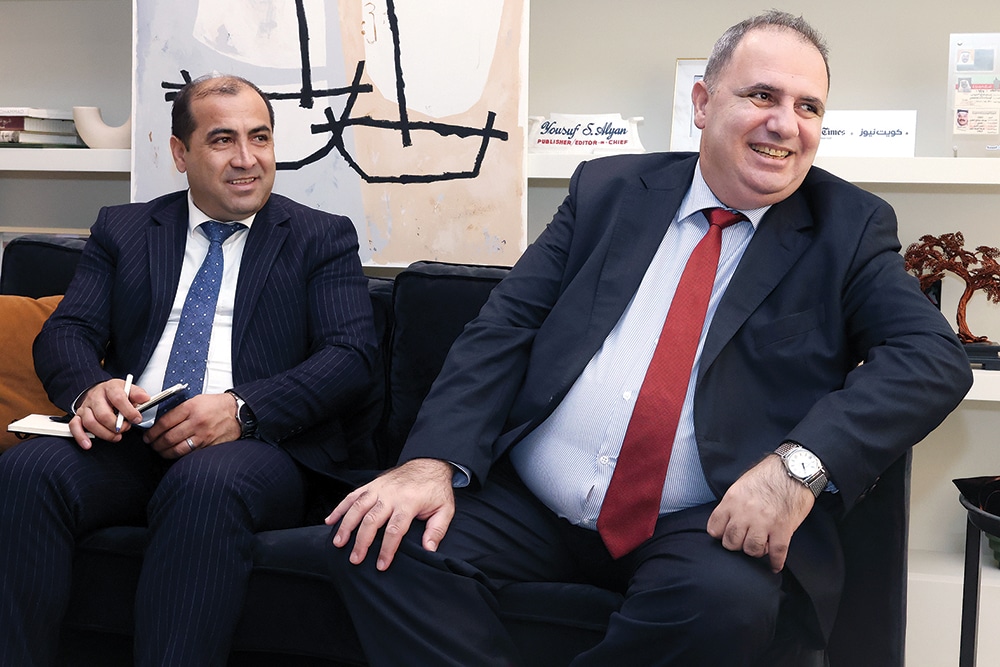 (From left) Azerbaijani Consul Merdawood Sultanov and Ambassador Emil Karimov.