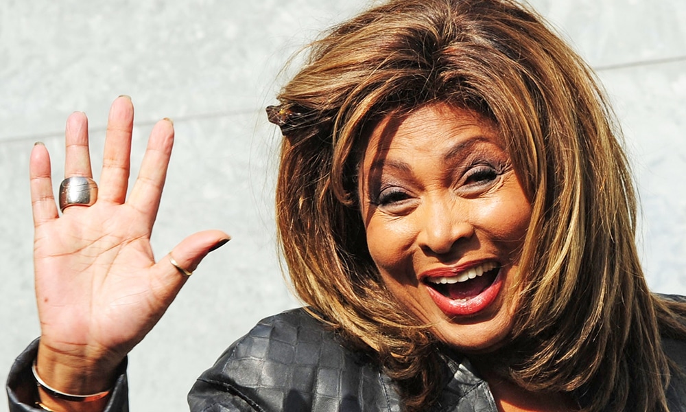 US singer Tina Turner poses prior the Emporio Armani Fall-Winter 2011-2012 ready-to-wear collection on February 26, 2011 during the Women's fashion week in Milan.