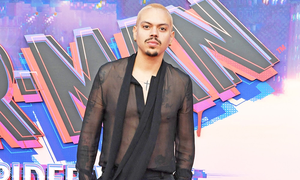 US actor Evan Ross arrives for the world premiere of 'Spider-Man: Across The Spider-Verse'.