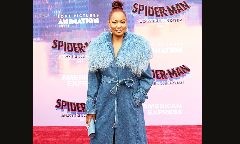 Garcelle Beauvais attends the world premiere of 'Spider-Man: Across The Spider-Verse' at Regency Village Theatre.